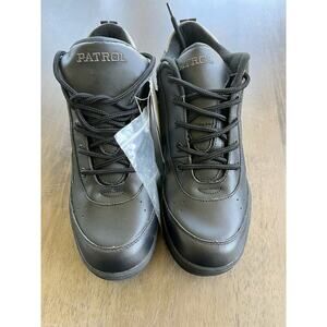 Black Bike Patrol Cycling Shoes Reflective Pliant Versatile Utility 10.5 or 44